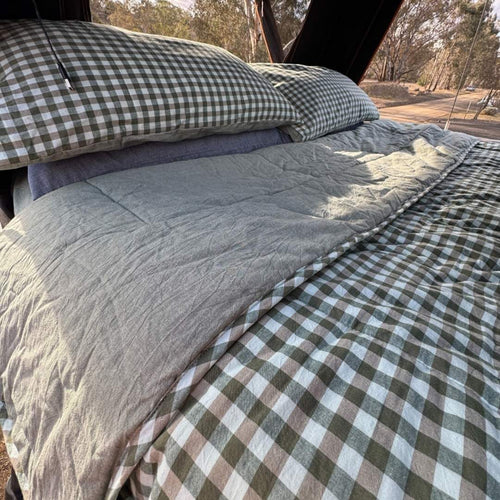 Rooftop Tent ZipLuxe Bed Set - 3 Piece set (Ecoluxe Travel Decor)